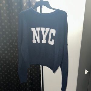 NYC Navy Blue Sweater